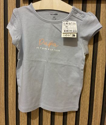 T-shirt taille 6 mois
