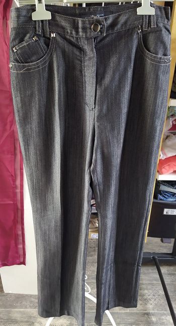 pantalon tailleur anthracite
