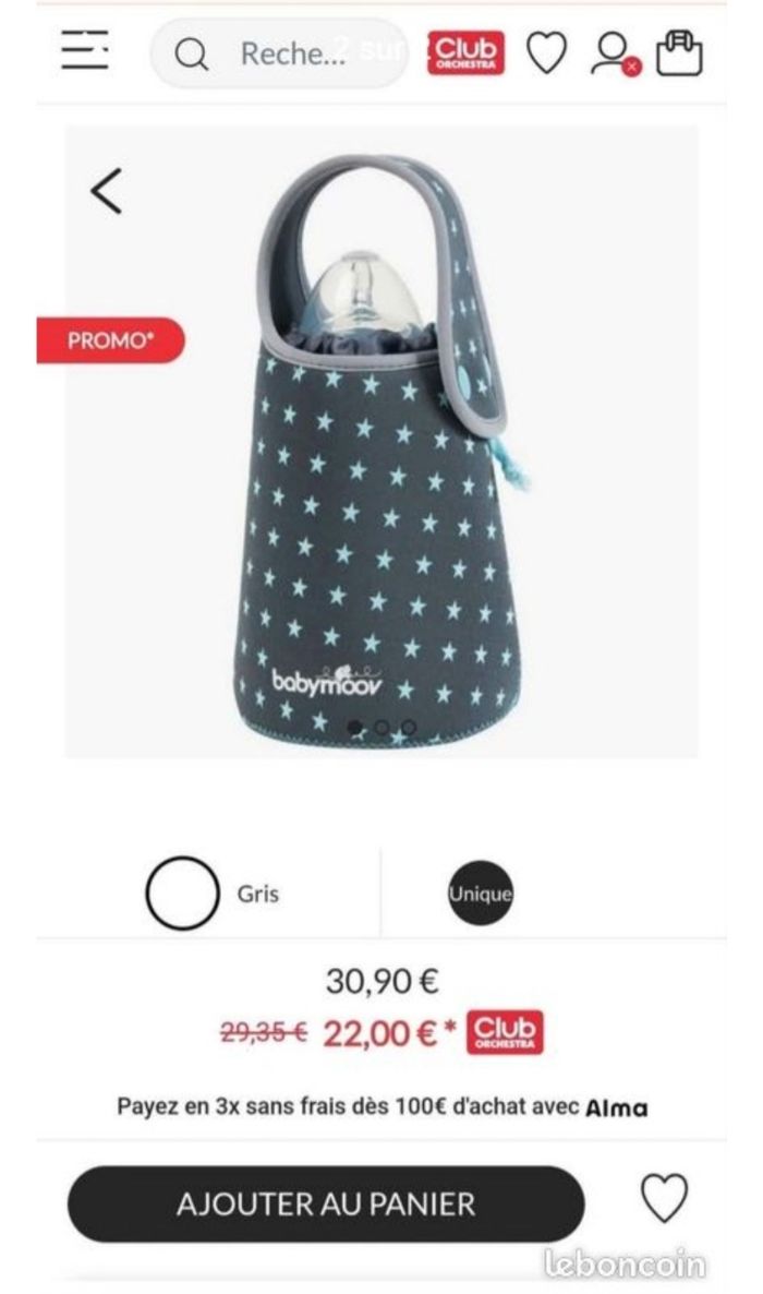 Chauffe biberon nomade - photo numéro 2