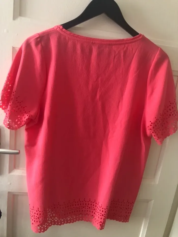 Tee shirt crêpe corail MS MODE t.40 - photo numéro 3