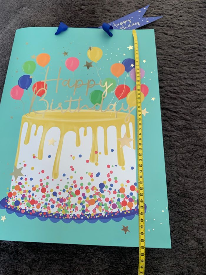 Grand sac cadeau anniversaire - photo numéro 5