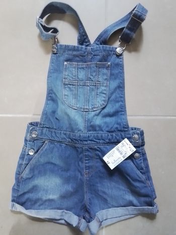 Salopette en jeans  fille KIABI 10 ans NEUVE