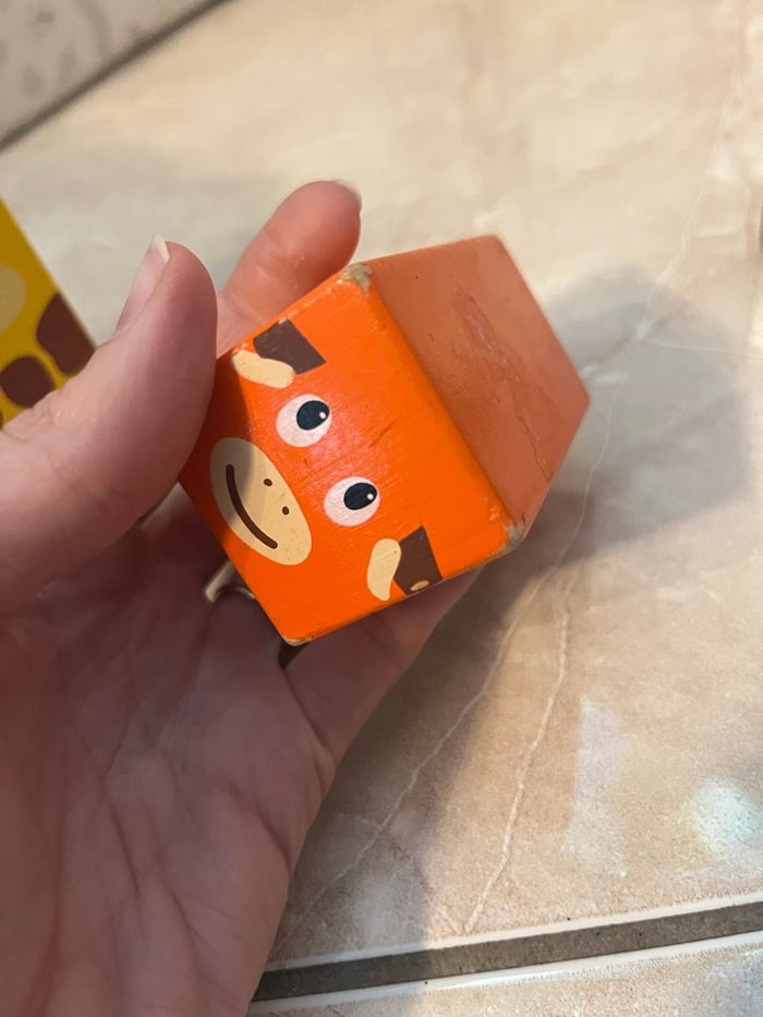 Blocs en bois animaux – Jouet éducatif coloré - photo numéro 9