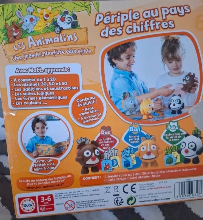 Lot de 2 jeux éducatif ANIMALIN - photo numéro 8