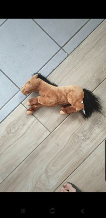 Peluche cheval 33 cm