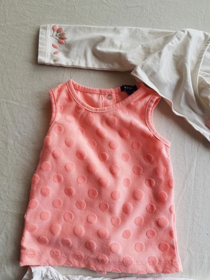 Tenue 3 pièces fille 6 mois - photo numéro 3