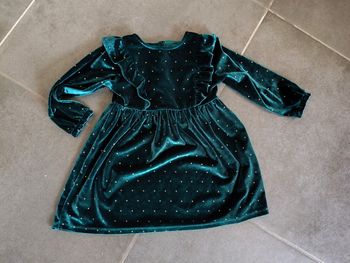 Robe velours fille 24 mois