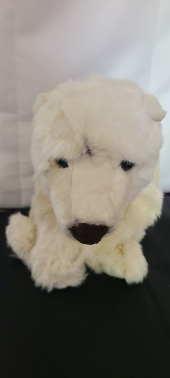 peluche ours polaire playkids