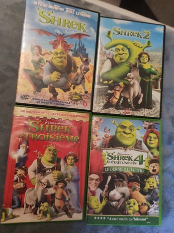 Lot de 4 DVD shrek