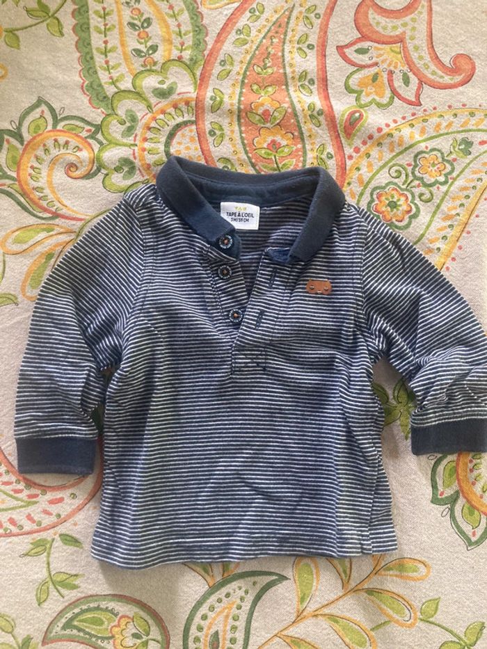 Ensemble pantalon velours et polo manches longues Tape à l’œil 3 mois - photo numéro 5
