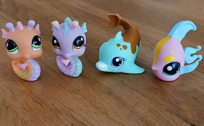 Lot de 4 personnages Little Petshop