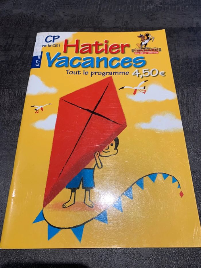 Cahier de vacances CP/CE1
