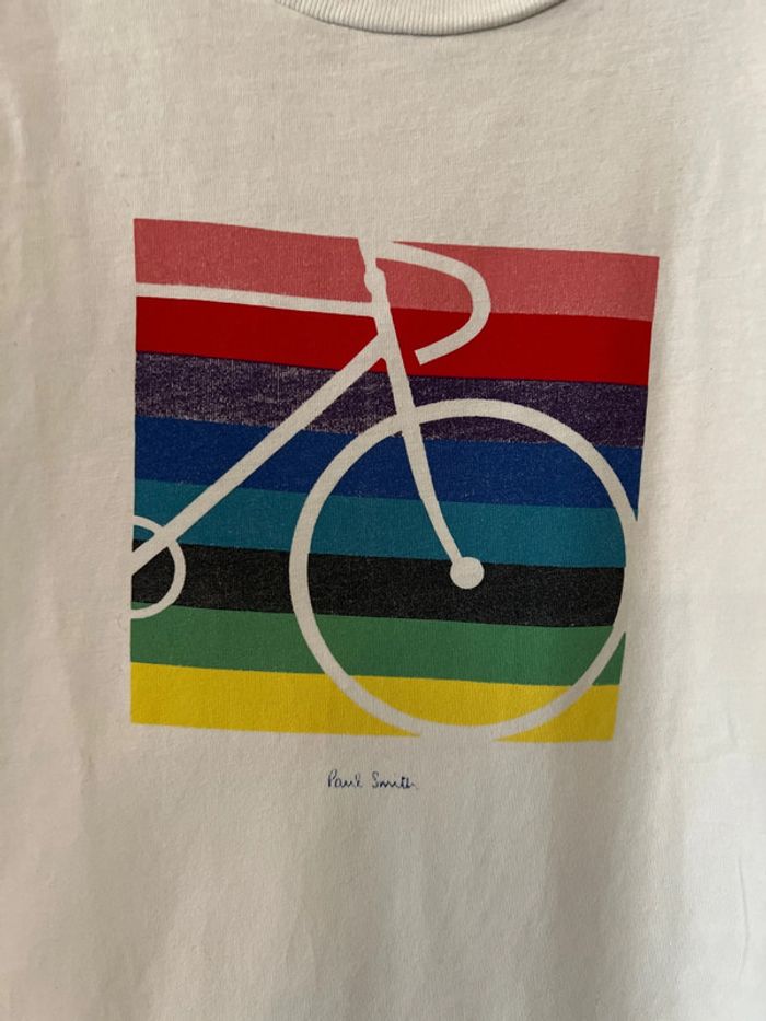 T-shirt blanc manches courtes 10 ans - Paul Smith - photo numéro 2