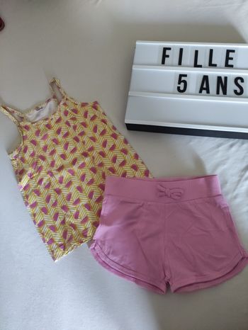 Ensemble motif pastèque