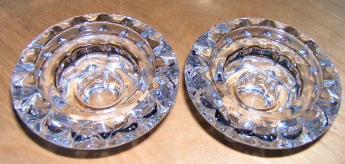 Bougeoirs de Table "Cristal d'Arques"