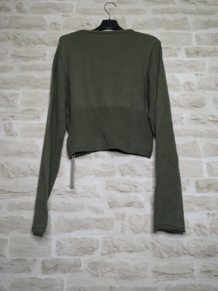 Pull kaki – Taille M neuf avec étiquette - photo numéro 5
