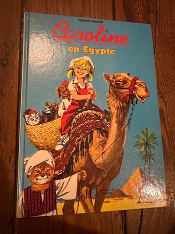 Bd Caroline en Égypte vintage collection livre Pierre Probst Hachette Jeunesse