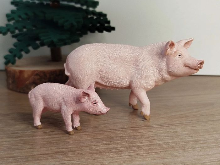 Schleich Cochon porcelet Figurine Animal de la ferme - photo numéro 2