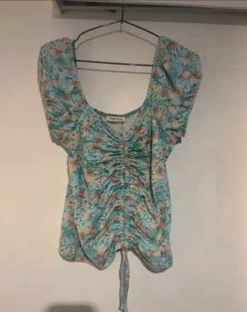 Top fleuri froncé Cache Cache – taille M