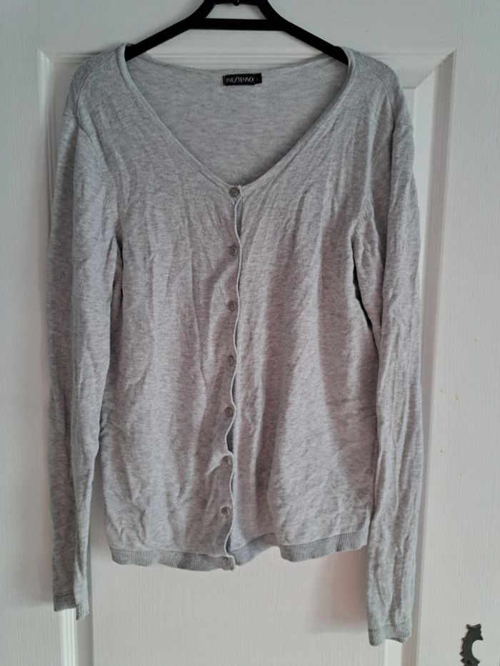 Lot gilet & pull taille L - photo numéro 3