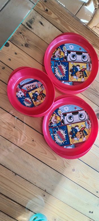 Lot assiettes pat' patrouille