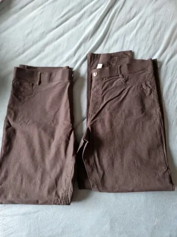 lot 2 pantalon c&a 46
