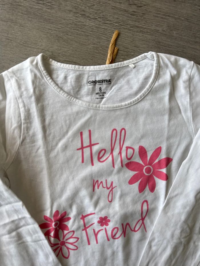 T shirt manches longues orchestra 8 ans - photo numéro 2