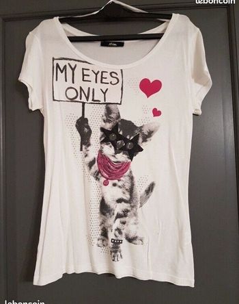 T-shirt manches courtes pour femme taille M