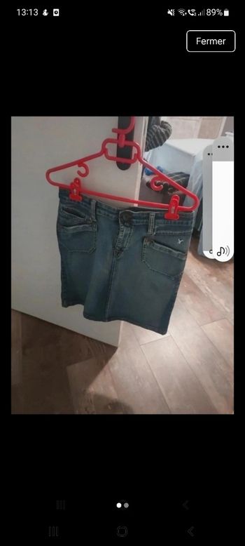 Jupe en jeans 
