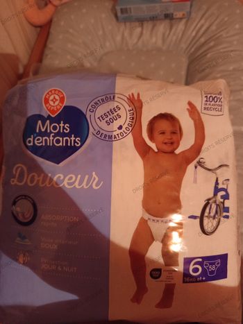 Couche mot d'enfant taille 5/6