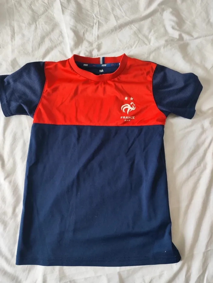 Maillot foot équipe de France 10ans