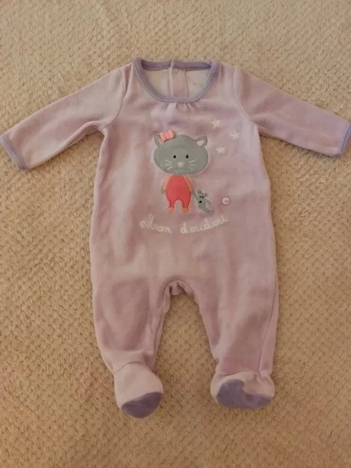 Pyjama Dpam 1 mois 56 cm
