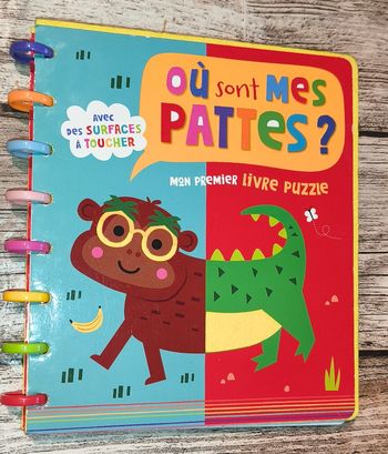 Livre sensoriel "où sont mes pattes"