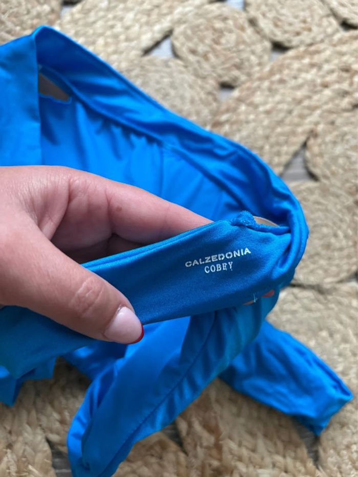Maillot de bain 2 pièces - Calzedonia - bleu électrique - taille 36/38 - porté 1 fois - photo numéro 7