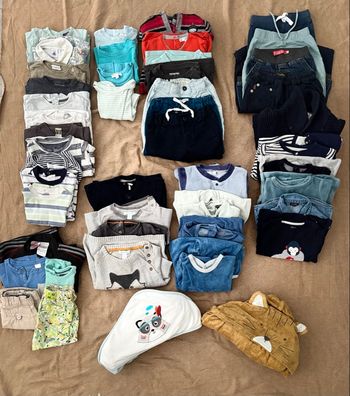 Lot bébé garçon 3 mois à 18 mois