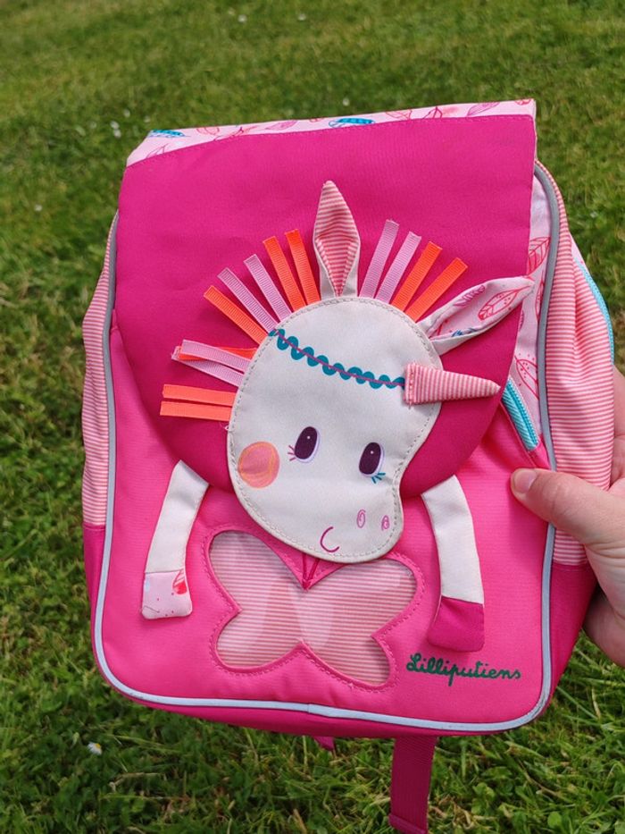 Cartable A5 - Louise la licorne - liliputiens - photo numéro 3