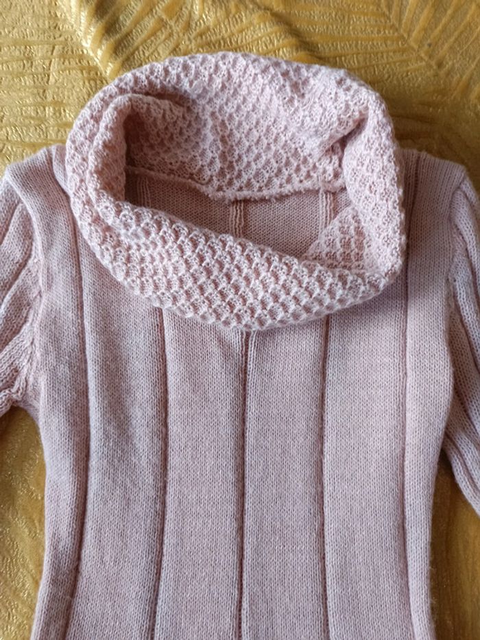 Longueur pull rose - photo numéro 3