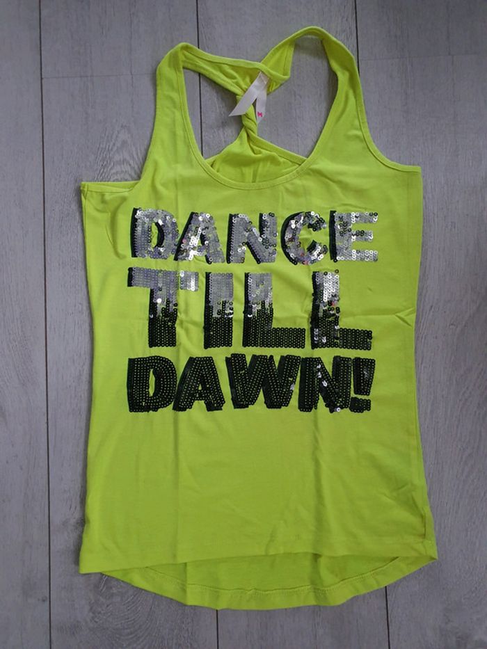 Débardeur Jaune Fluo
