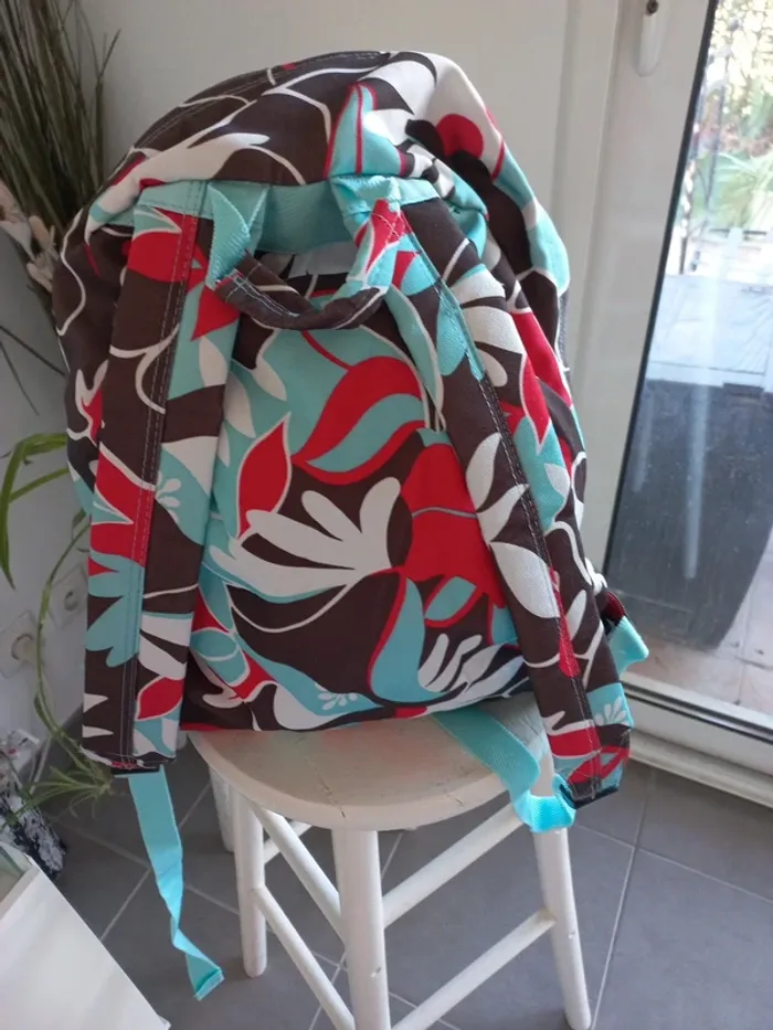 Sac à dos fleuri - photo numéro 3