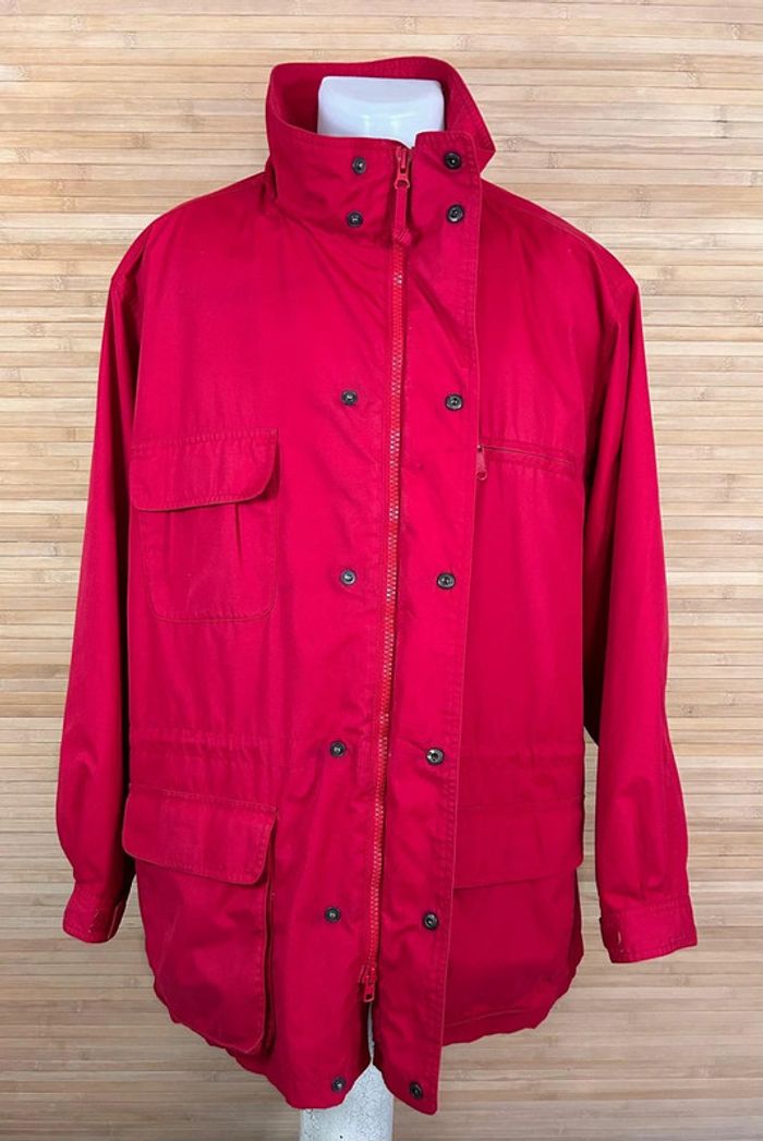 Veste longue parka Eddie bauer rouge homme - photo numéro 5