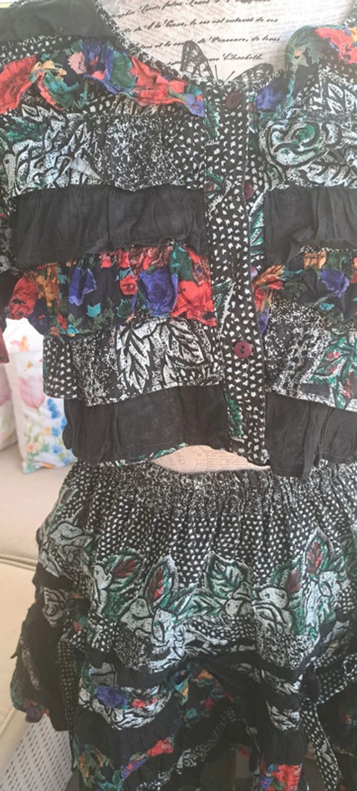 bel ensemble à froufrou vintage - photo numéro 2