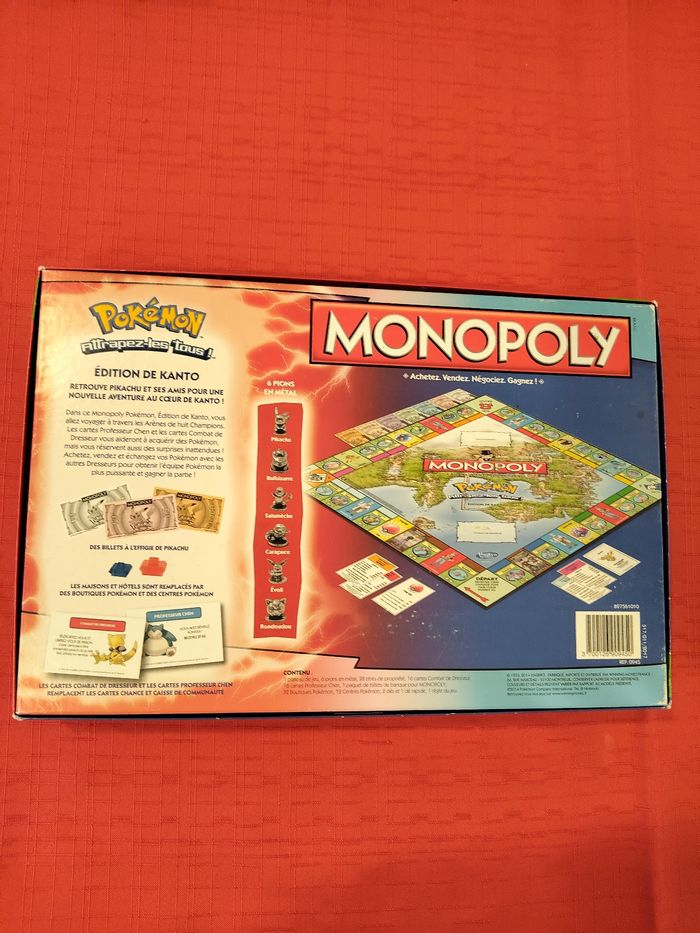 Monopoly Pokémon édition Kanto - photo numéro 2