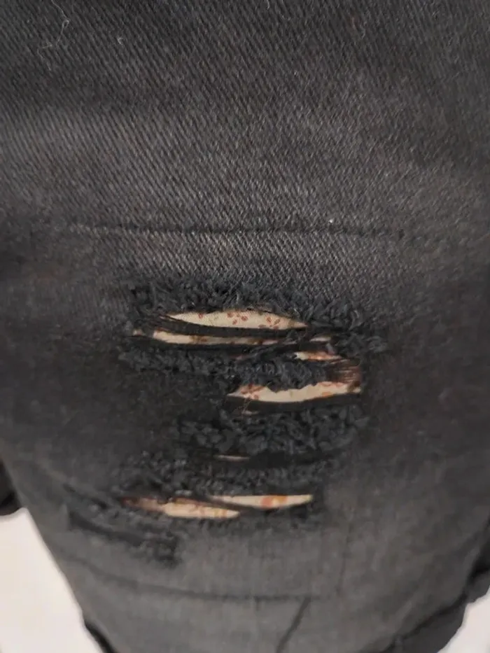 short en jeans taille haute - photo numéro 2