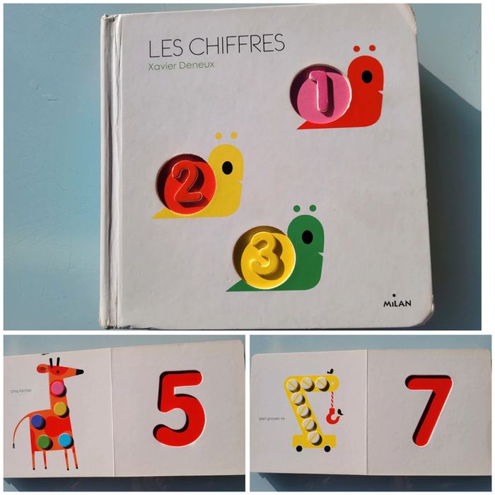 Jolk livre en relief 🐌 Les Chiffres 🔢 Milan (59)