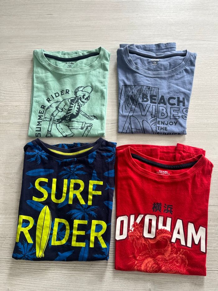 Lot de 4 t-shirts manches courtes