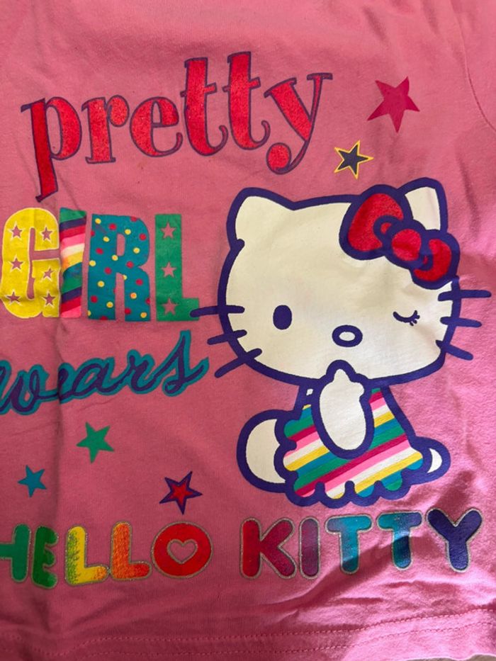 Pull rose coloré Hello Kitty 2 ans - photo numéro 2