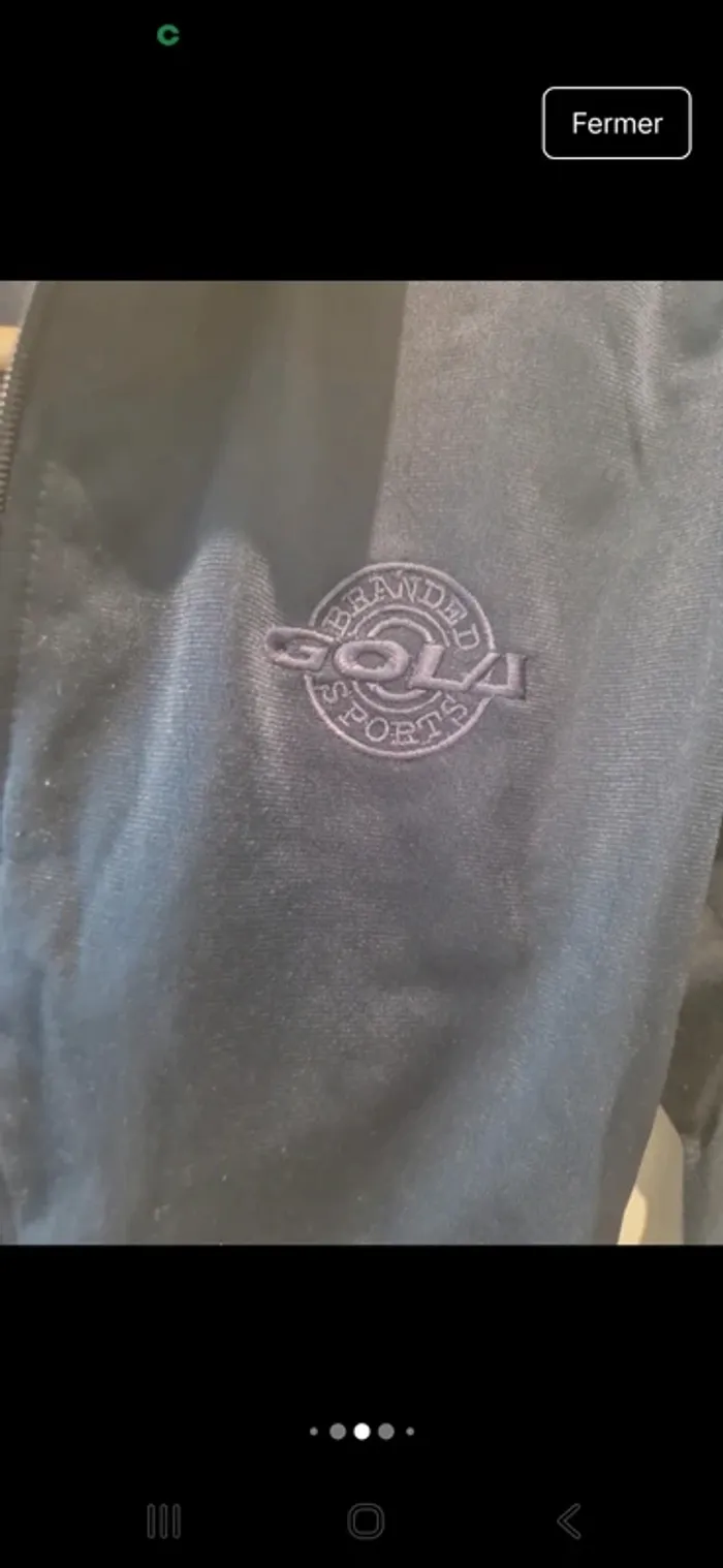 Haut de survêtement gola vintage 5/6ans bleue matine tres bon etat - photo numéro 4