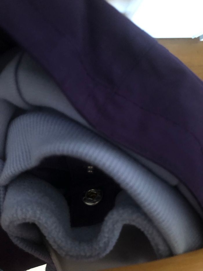 Parka imperméable violet 9-12 mois décathlon - photo numéro 3