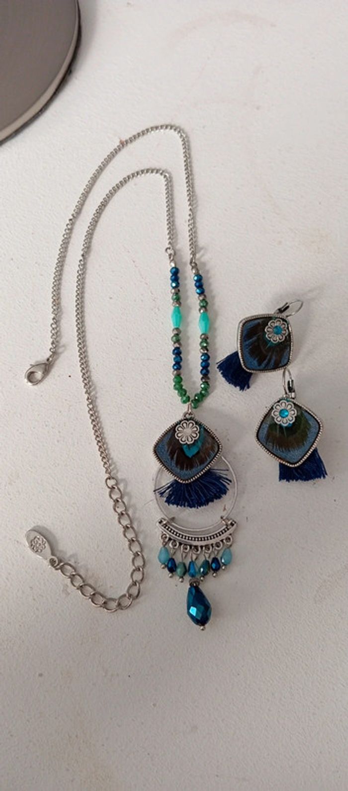 Parure breal collier + boucles d'oreilles