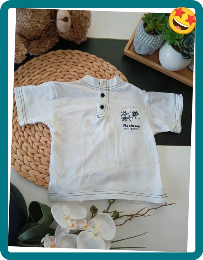 Tee-shirt d'été garçon Taille 12 mois🌿🦁 - photo numéro 3